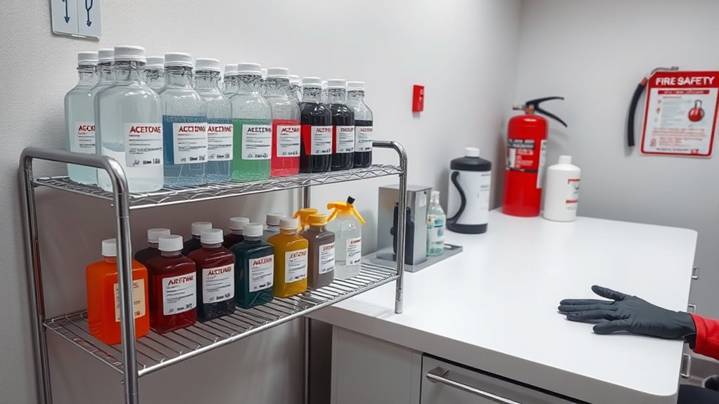 safe flammable product storage