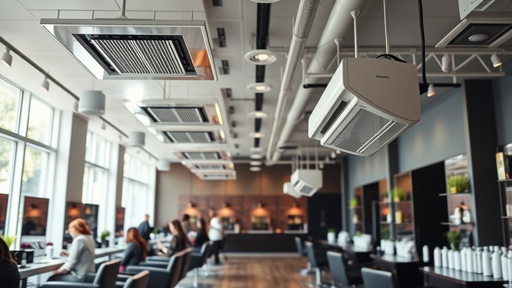 salon air contamination sources