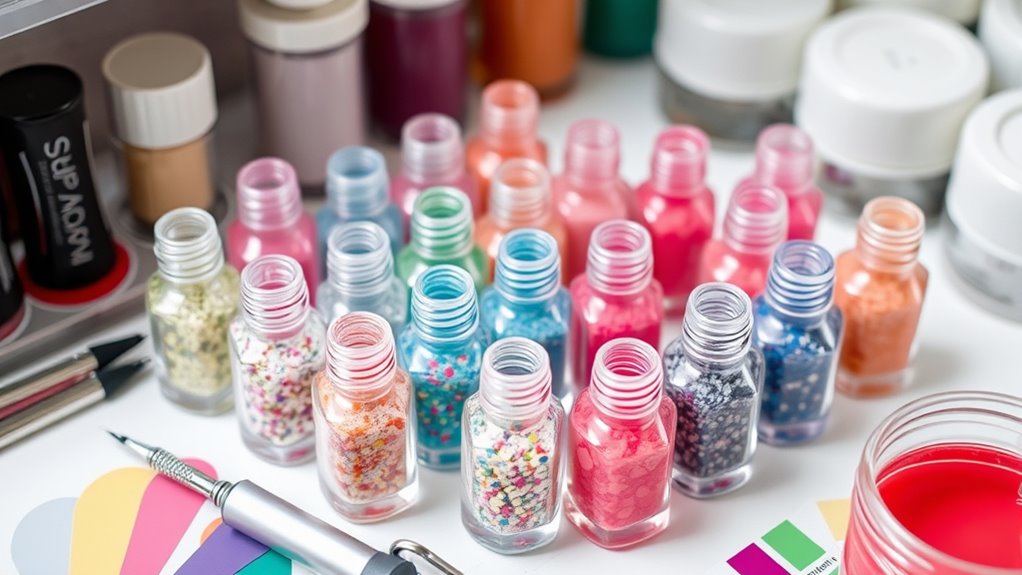 secure organized nail polish storage