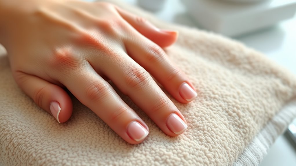 shield nails from environment