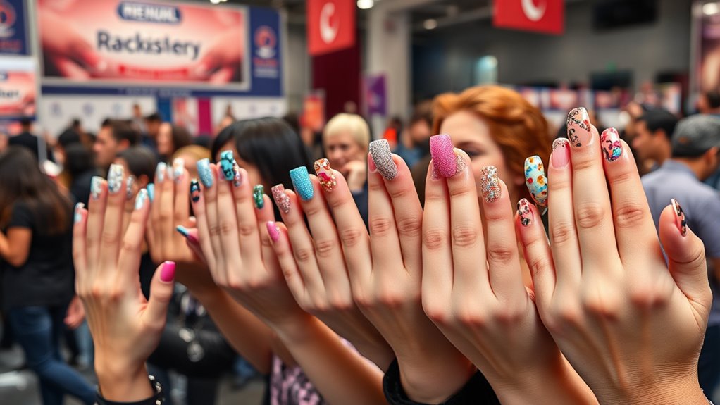 showcase diverse nail art