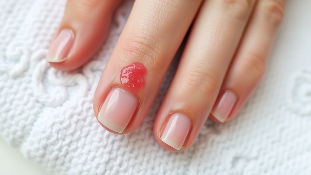 signs of nail infection
