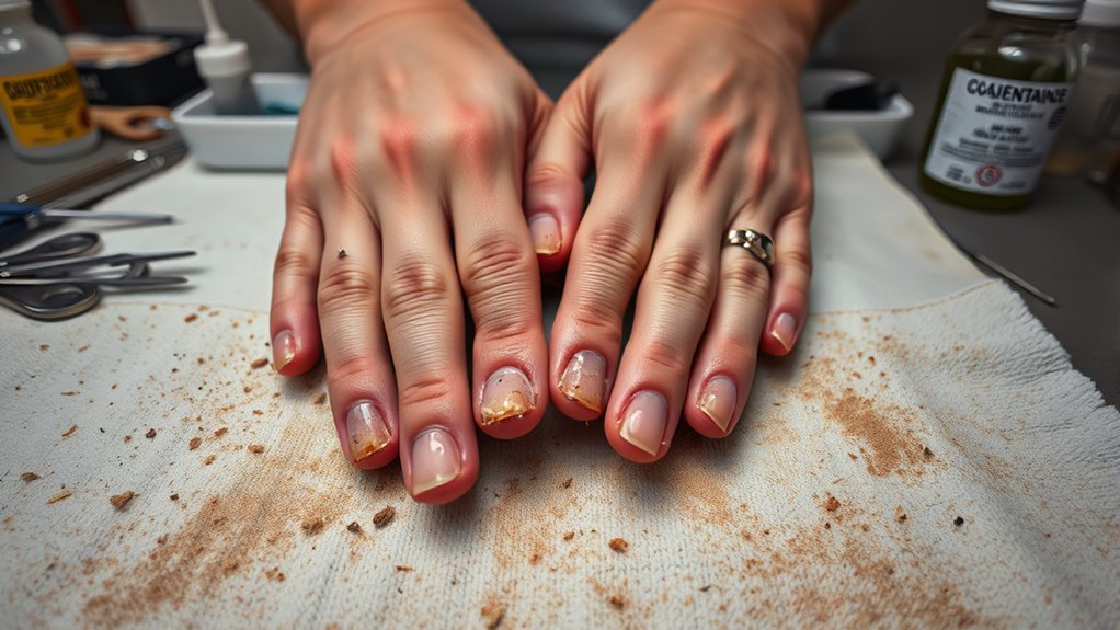 staff hand hygiene neglect