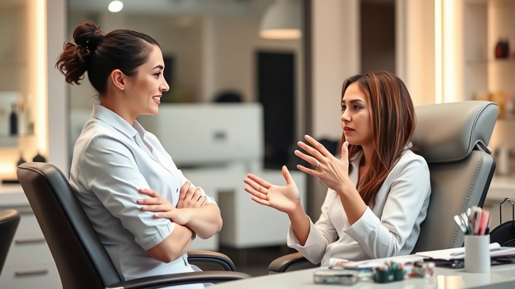 stay calm communicate respectfully