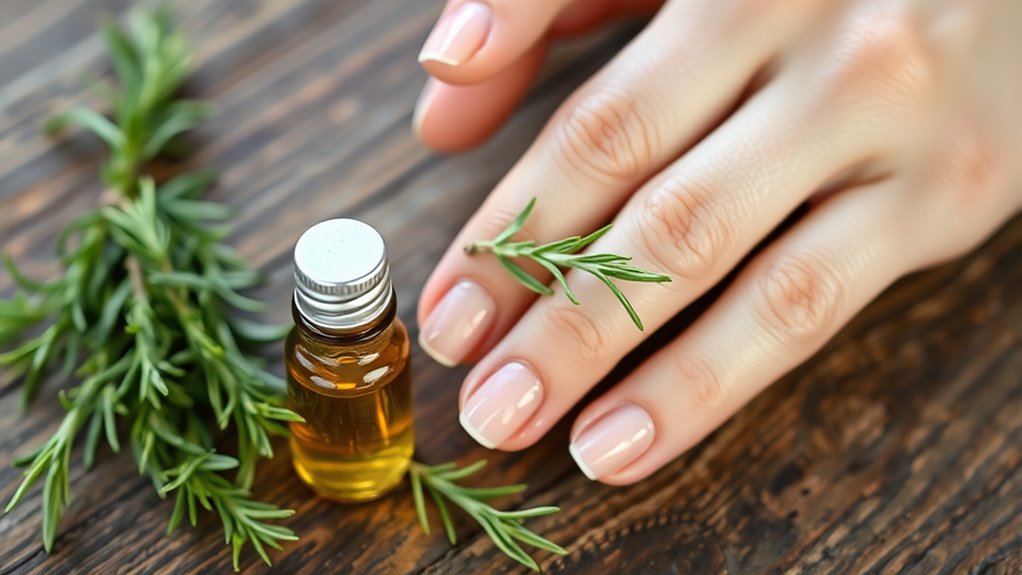 strengthen nails with rosemary