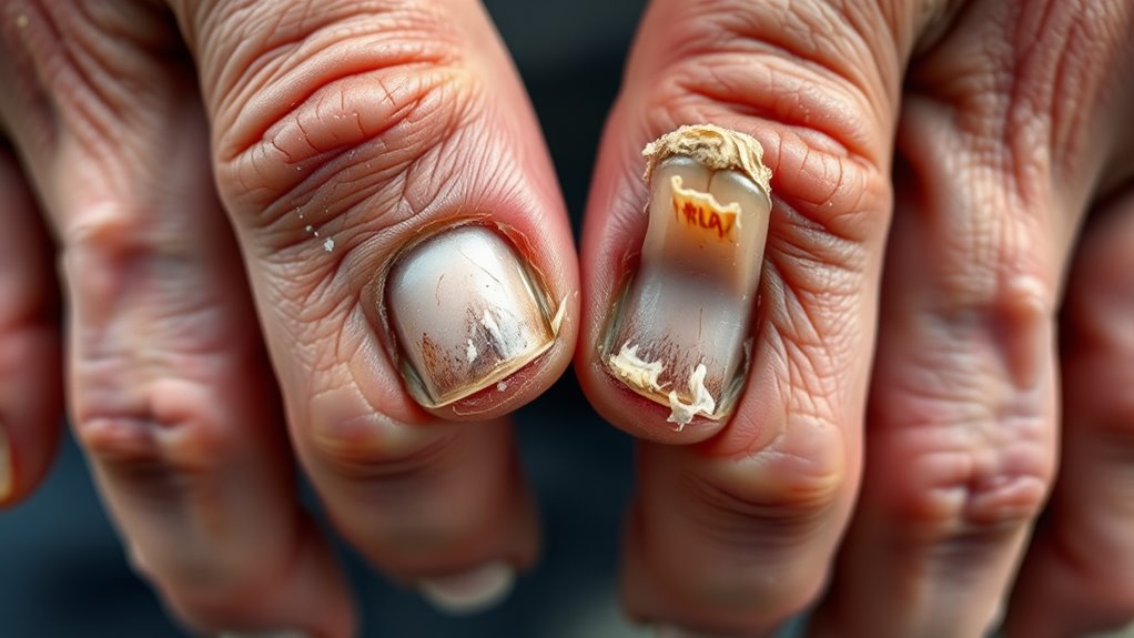 stress induced nail damage