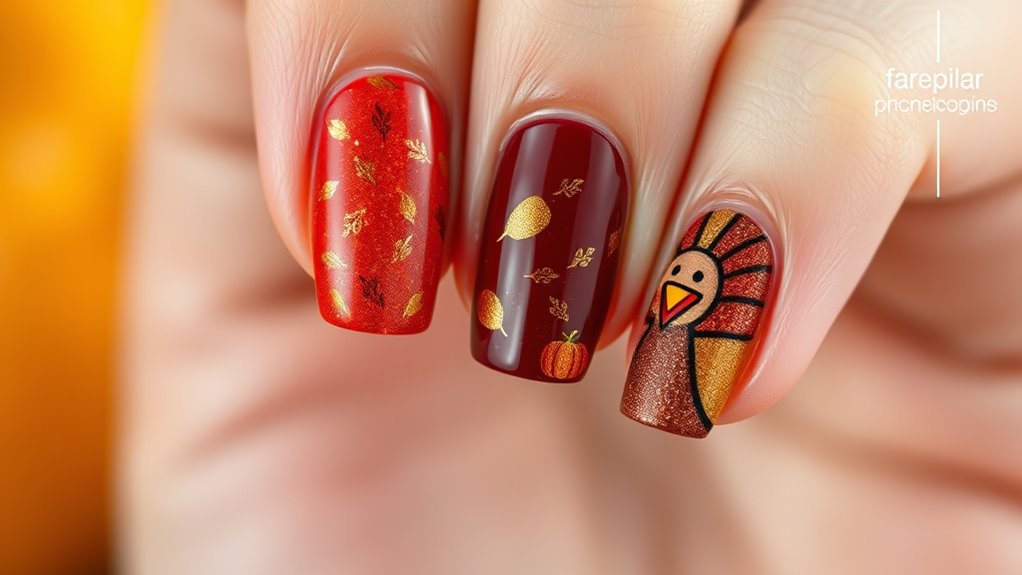 thanksgiving nail art ideas