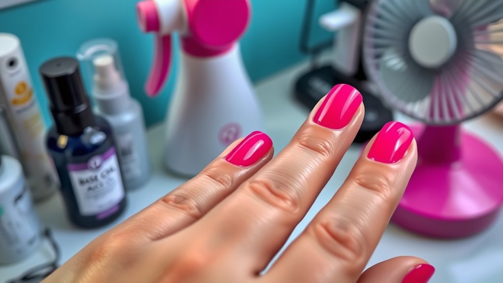 thin even nail coats