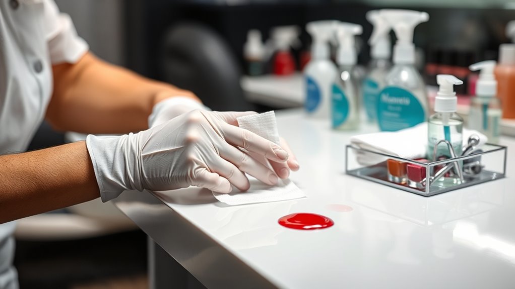 thorough cleaning proper disinfecting