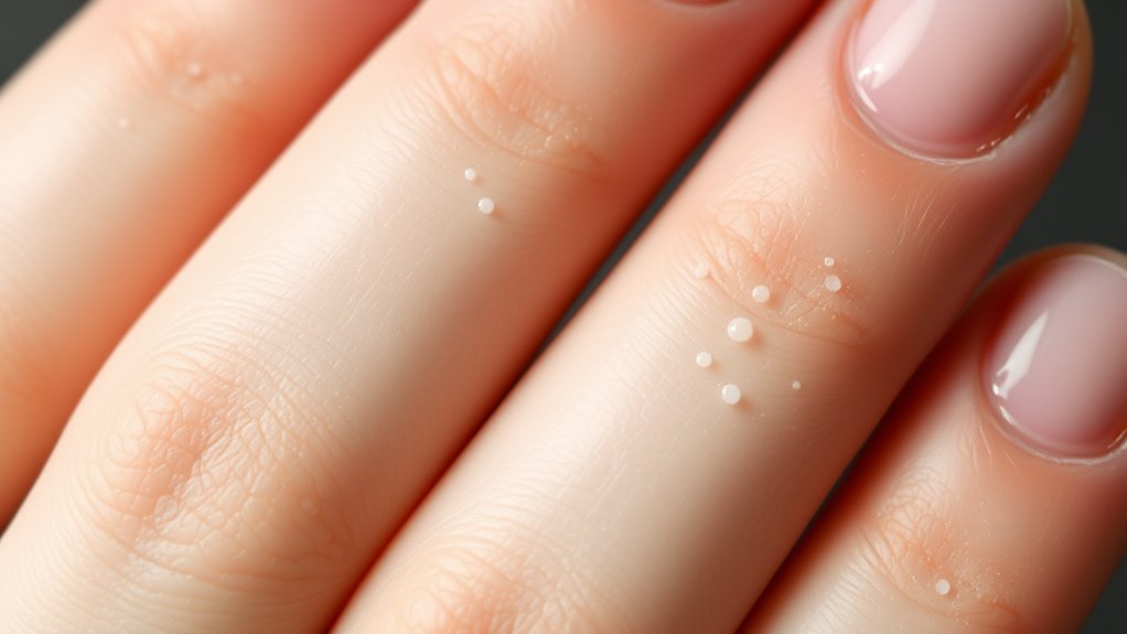 trauma causes white spots