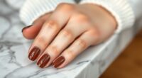 trendy brown nail styles
