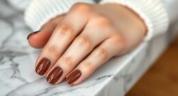 trendy brown nail styles