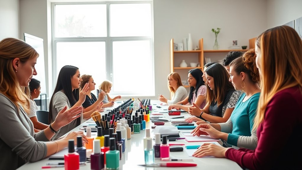 visual interactive nail teaching