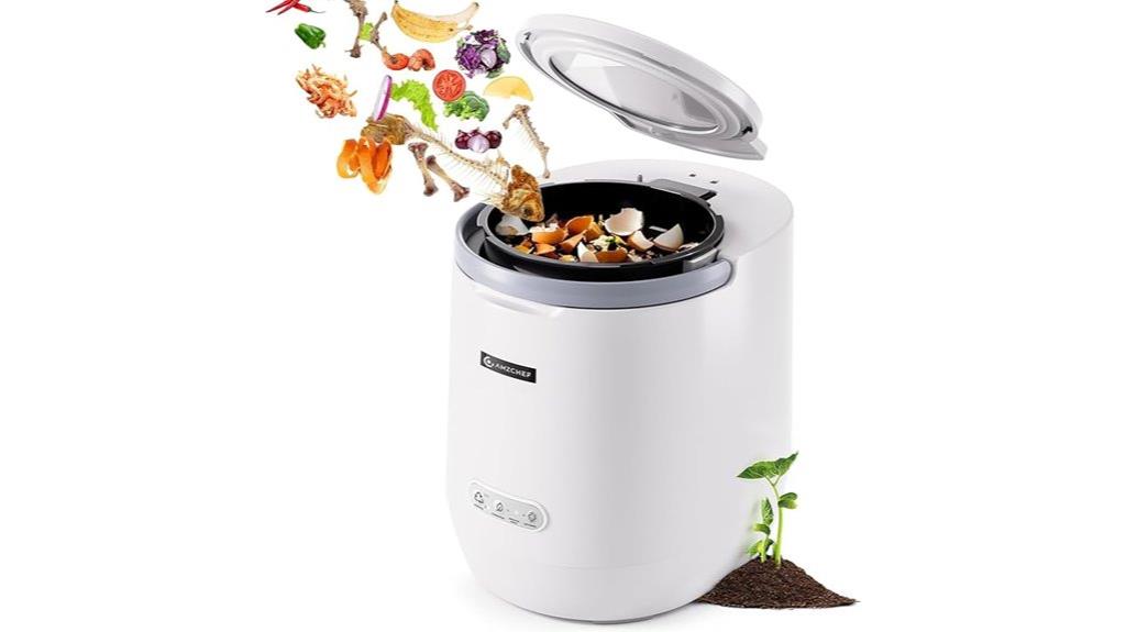 electric kitchen food bin