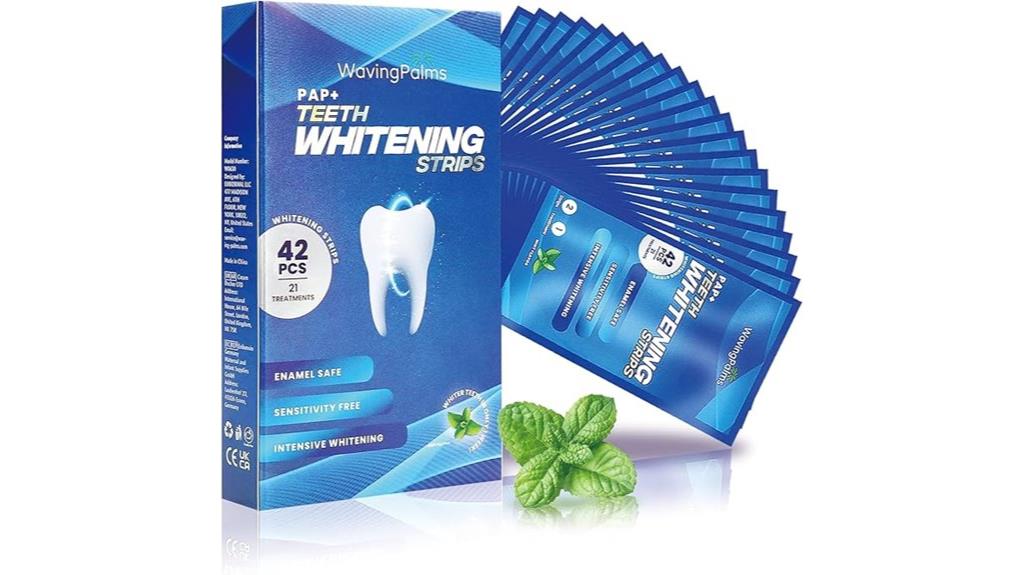 hydrogen peroxide free whitening strips