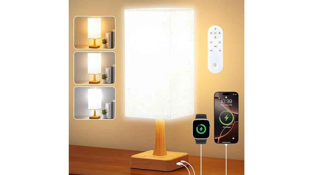 lamp with remote ports