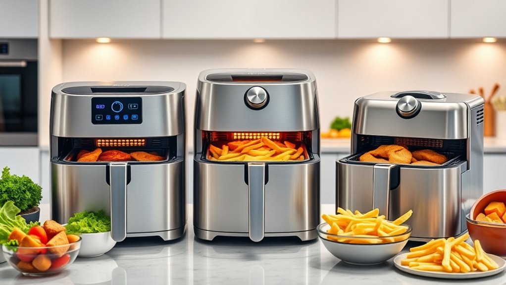 large family air fryers