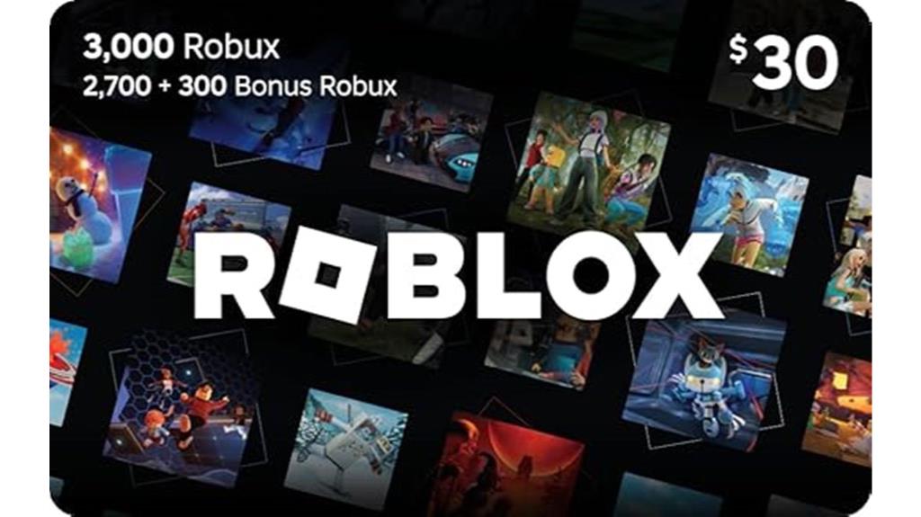 robux gift card 3000