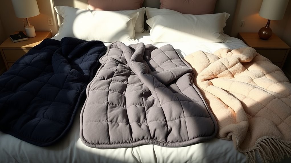 top anxiety relief weighted blankets