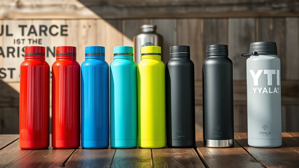 top owala bottles versus yeti