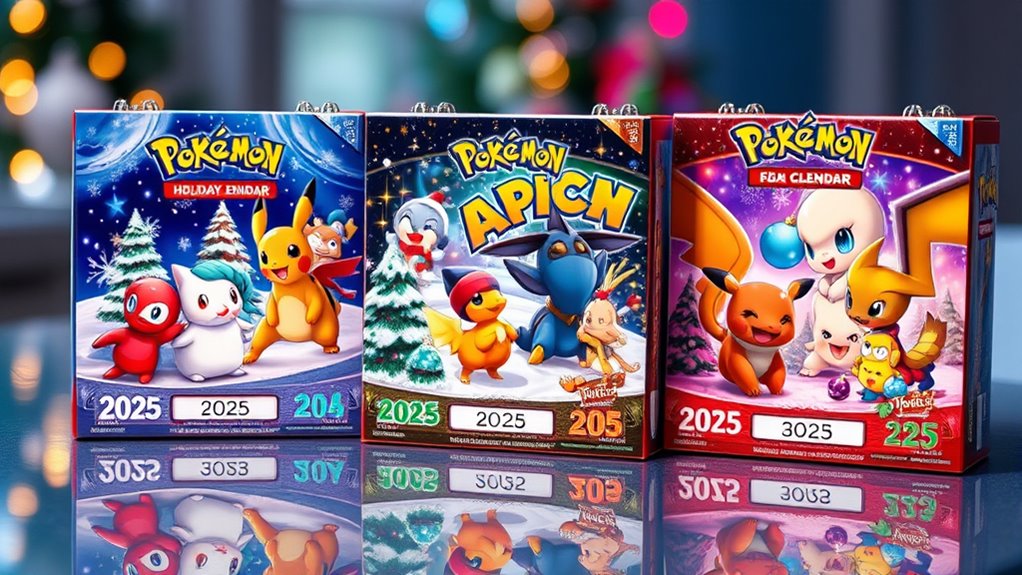 top pok mon tcg calendars