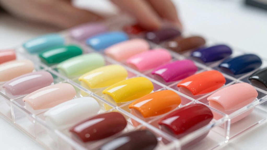 color coded gel organization