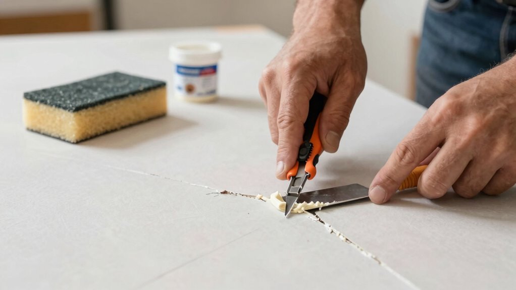 corner repair and blending