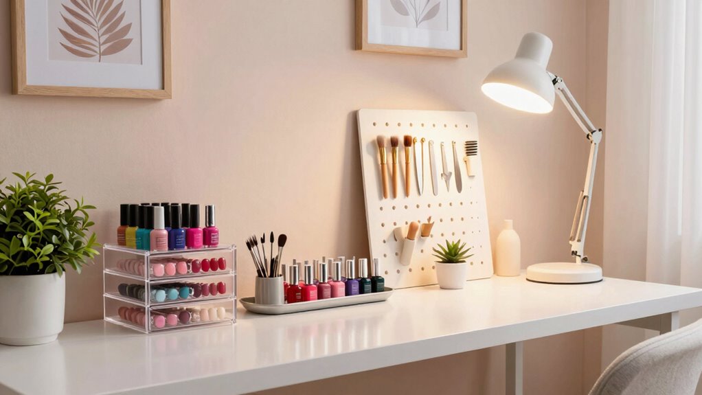 create a sustainable nail workspace