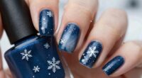 creative dark nail ideas