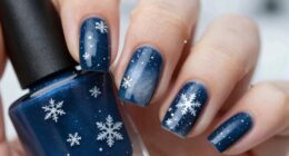 creative dark nail ideas