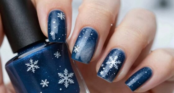 creative dark nail ideas