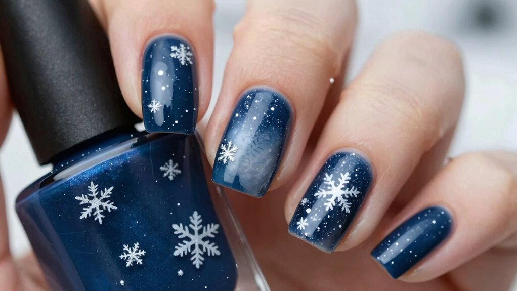 creative dark nail ideas