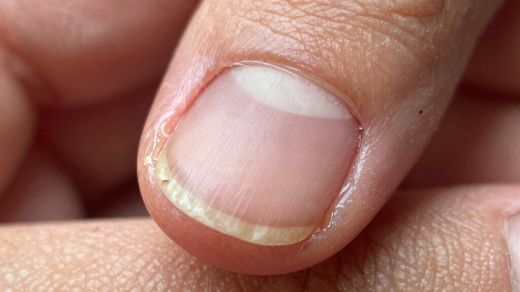 delayed nail growth disruption