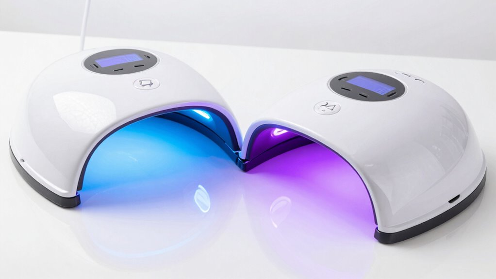 dual wavelength gel curing options
