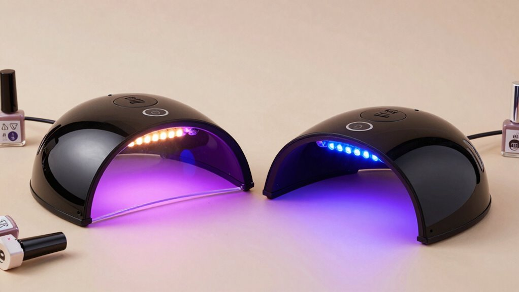 dual wavelength nail lamps
