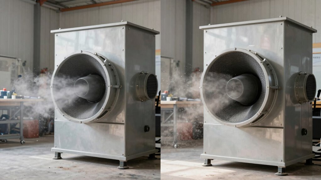 dust collector noise comparison