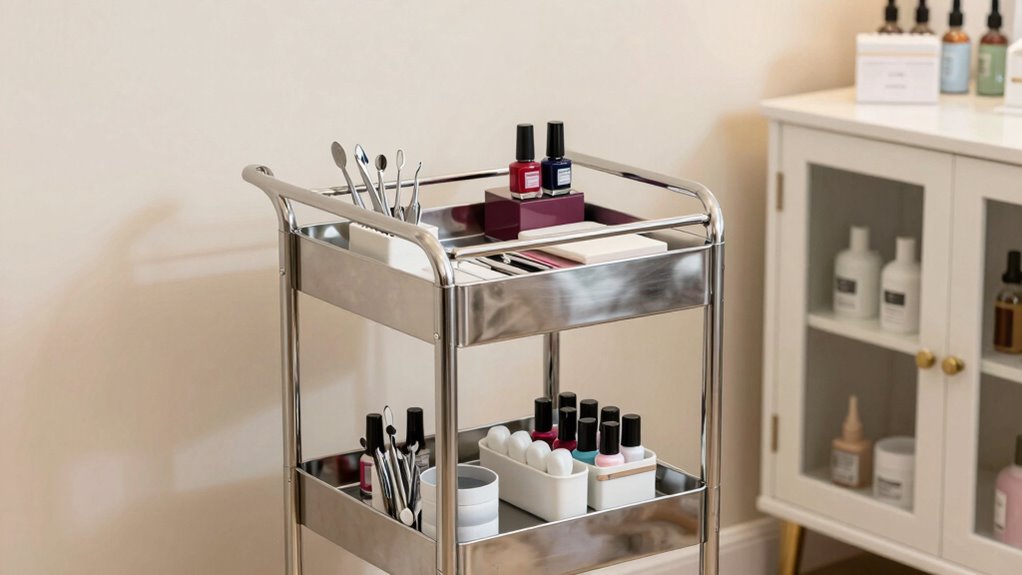 efficient ergonomic nail storage