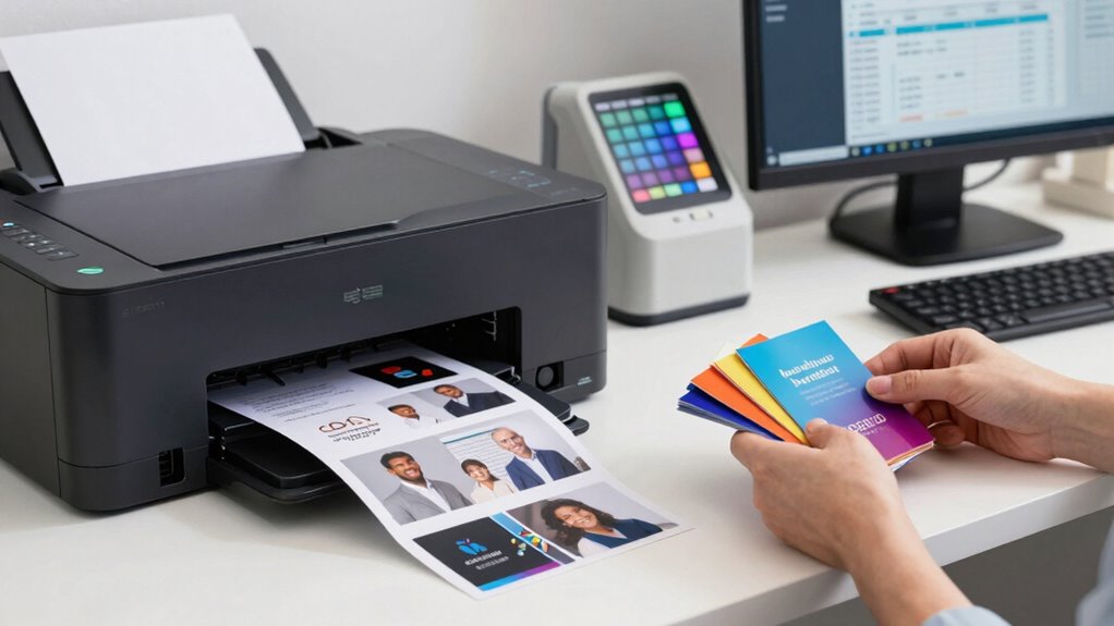 efficient printing client cards