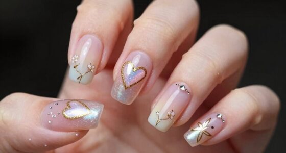 elegant romantic nail designs
