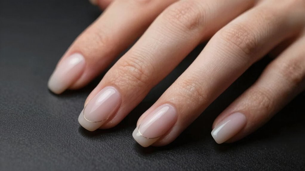 elegant understated nail design