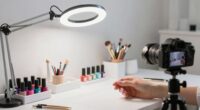 enhanced nail photography setup