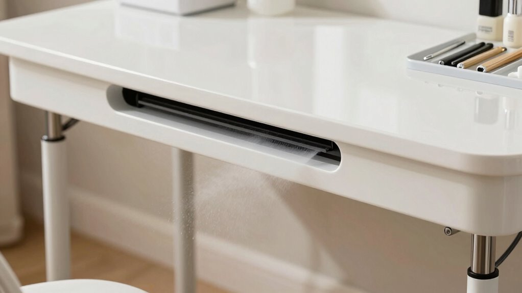 ergonomic clean adjustable workspace