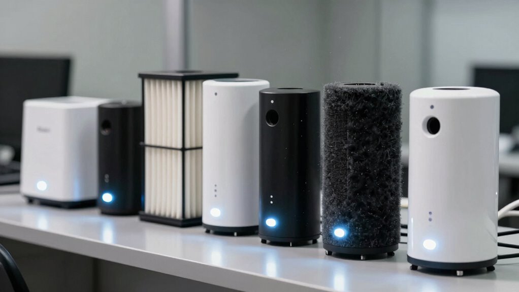 filter options and power choices