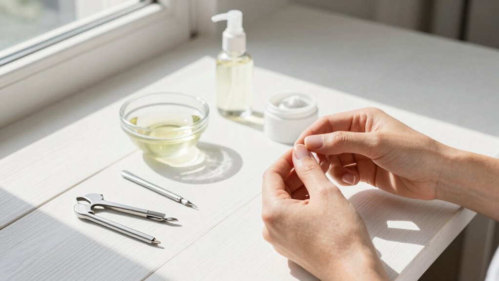 fragrance free home nail routine