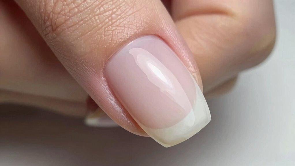 gel overlay flat nails