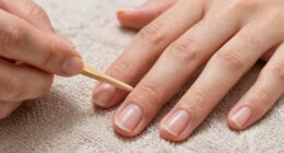 gentle cuticle care technique