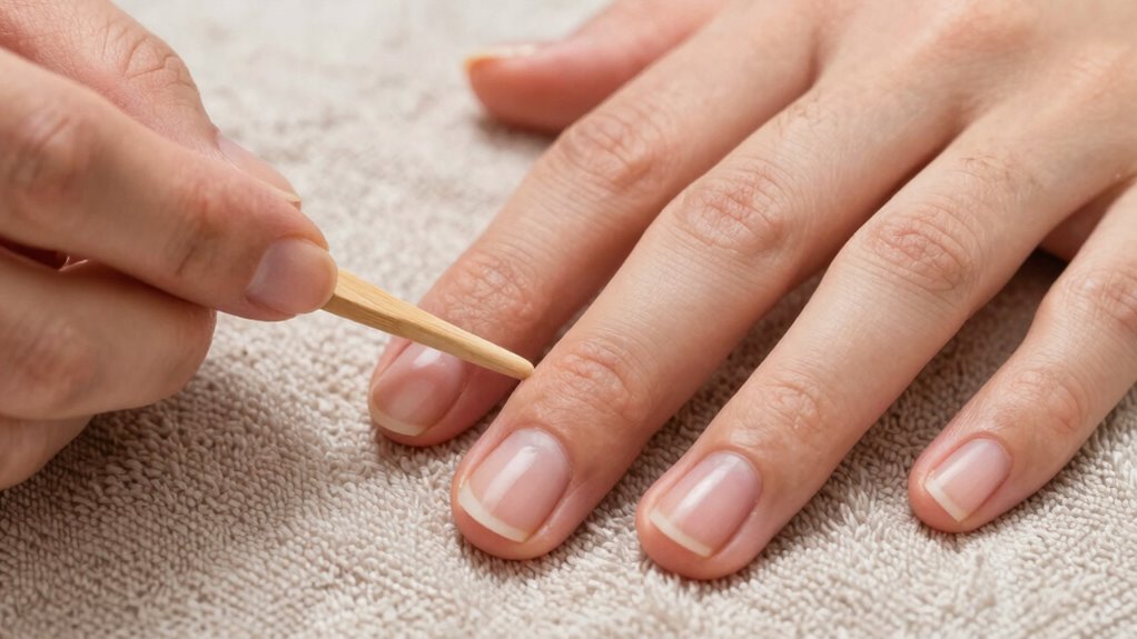 gentle cuticle care technique