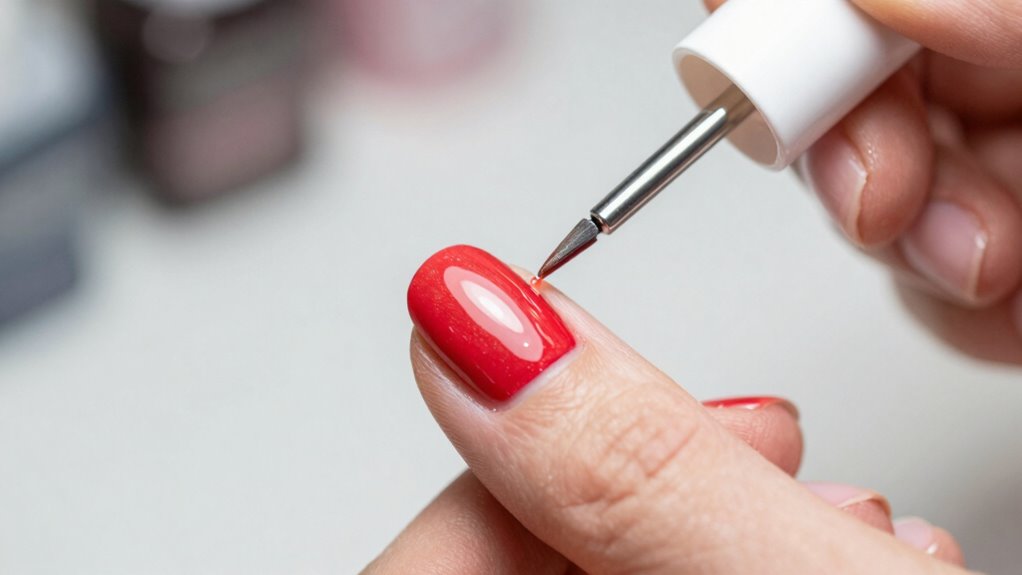 gentle gel color application