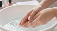 hand hygiene during manicure