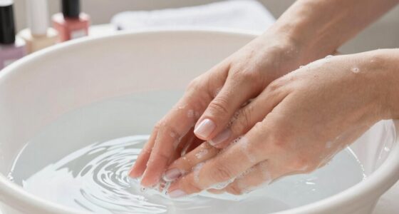 hand hygiene during manicure